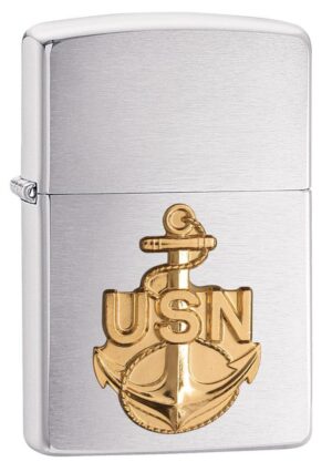 Navy Anchor Brushed
