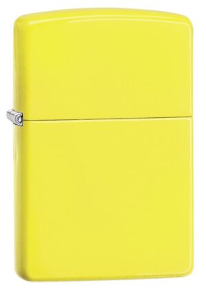 Neon Yellow Zippo