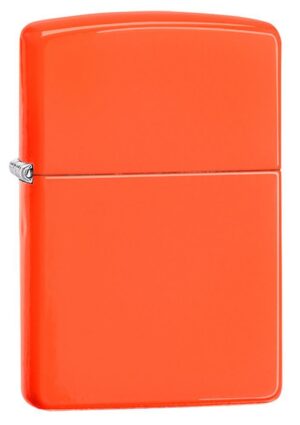 Neon Orange Zippo
