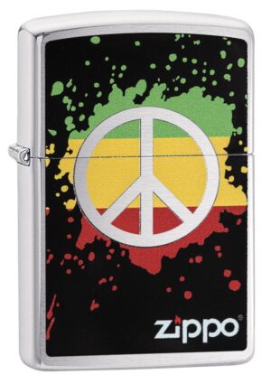 Peace Splash Brushed Chrome