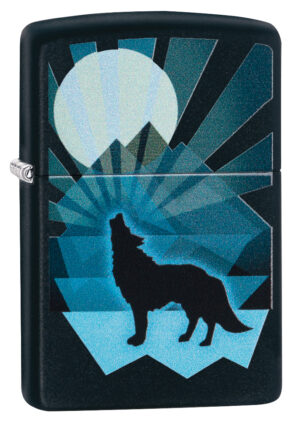 Wolf and Moon