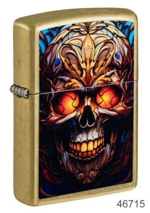 Stained Glass Skull
