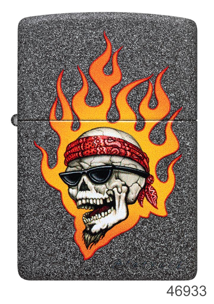 Rietveld® Flaming Skull