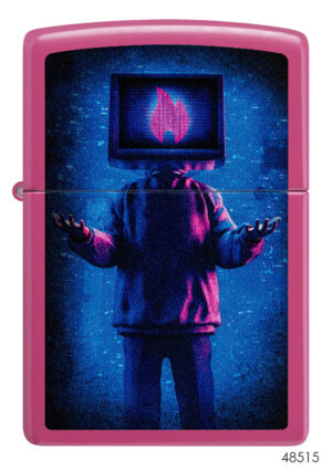 Flame TV Man Design