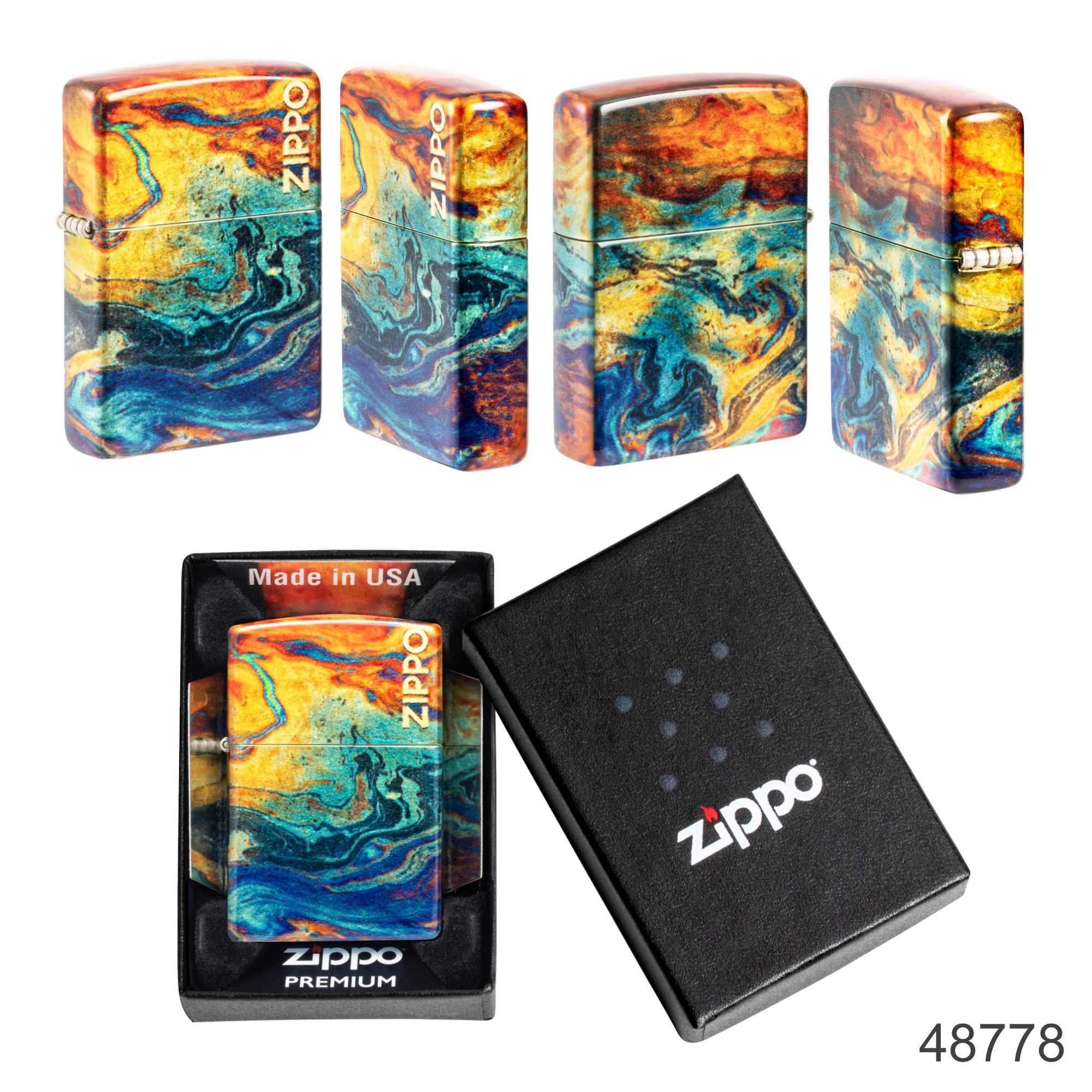 Colorful Zippo Design