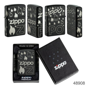 Zippo Design Black Matte