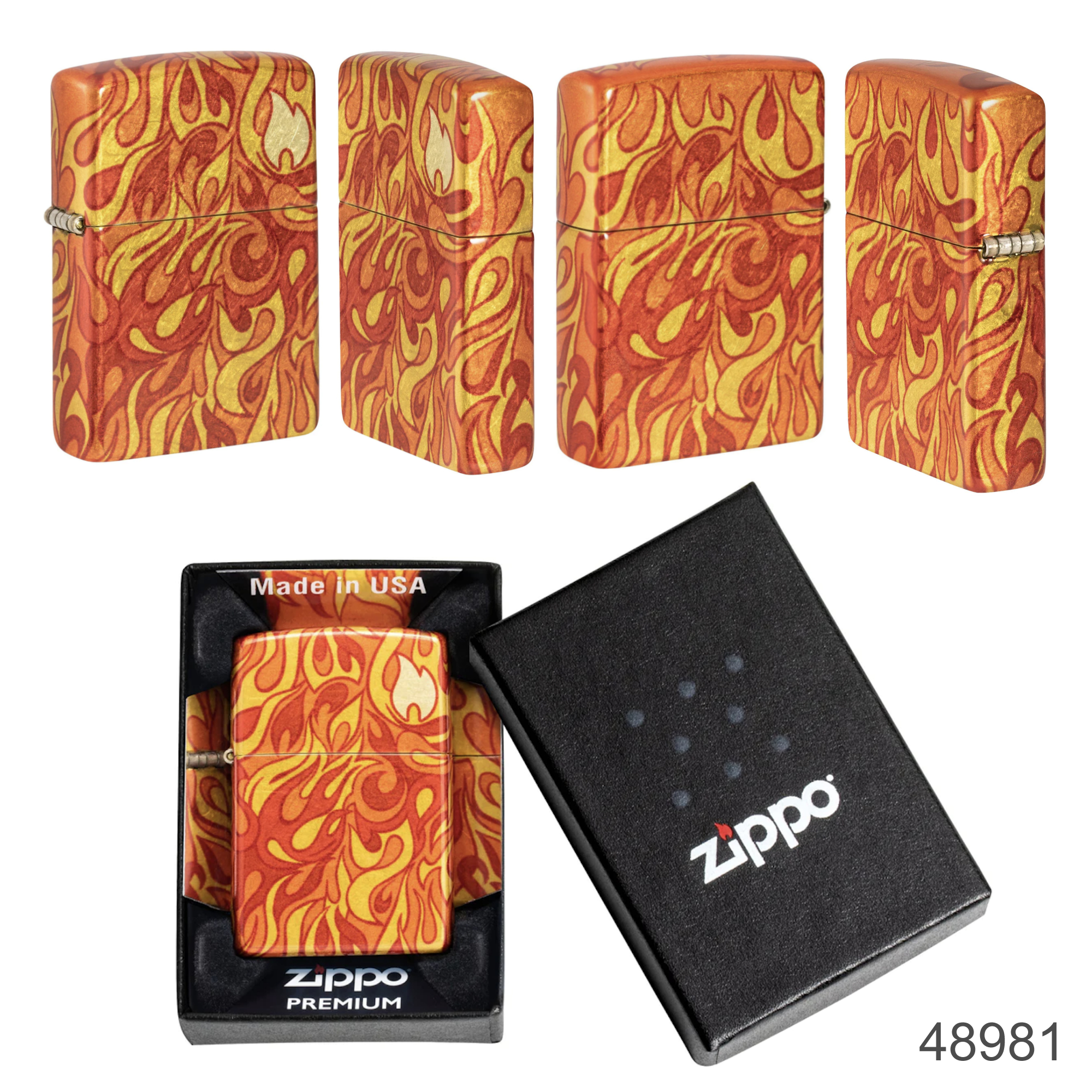 Fire Zippo Design
