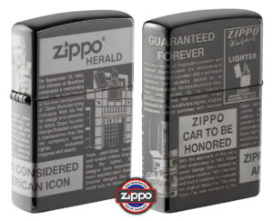 Zippo Newsprint Design