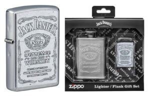 Jack Daniel Flask+Lighter