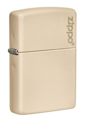 Flat Sand Zippo Logo