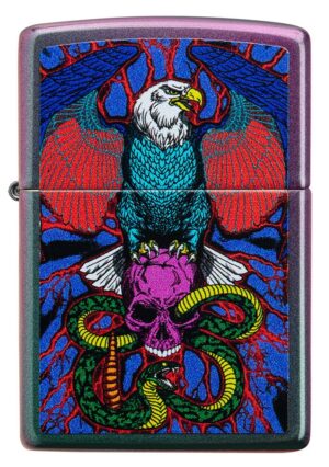 Eagle, Snake, Skull