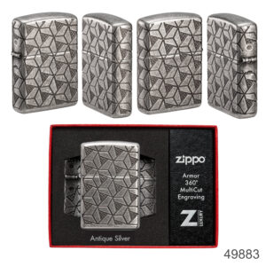 Geometric Antique Silver